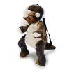 URFEDA Sac à Dos Peluche Dinosaure, Sac a Dos Enfants, Petit Mignon Sac à Dos Maternelle Peluche, 3D Peluche Dinosaures école