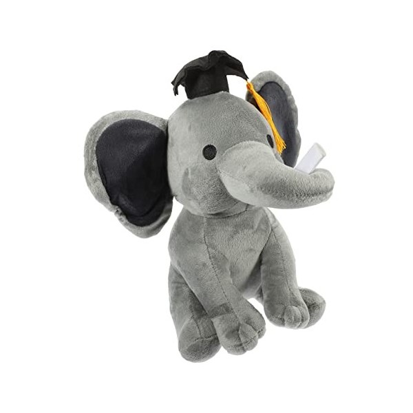 ERINGOGO Cadeau De Fin Détudes Éléphant De Graduation De La 2023 Jouet en Peluche Éléphant Poupée Éléphant Léléphant Tout- 