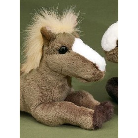 Förster Stofftiere 1610 Cheval en peluche couché Petit format 28 cm