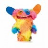 Fuggler Peluche souriante en fourrure arc-en-ciel 22 cm