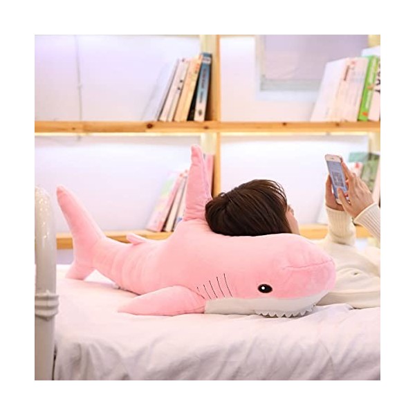 45-100 cm peluche requin requin jouets en peluche poupées en peluche doux Animal oreiller enfants bébé jouets pour fille cade