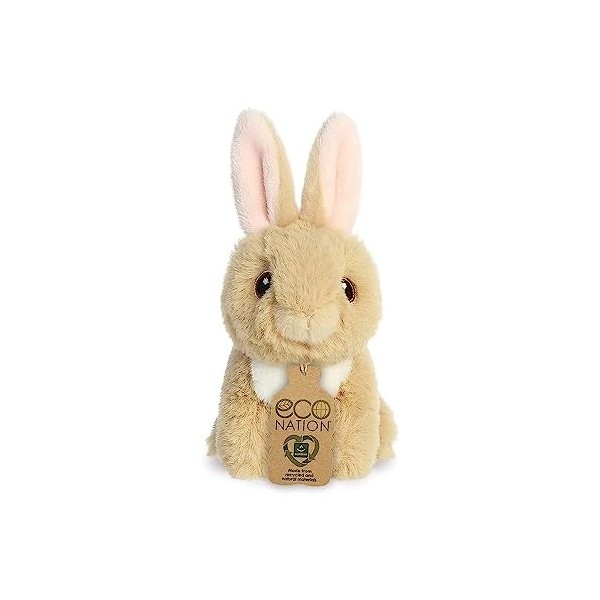 Aurora, 35074, Eco Nation Mini Tan Lapin, 13cm, Peluche, Marron