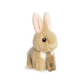 Aurora, 35074, Eco Nation Mini Tan Lapin, 13cm, Peluche, Marron