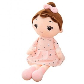 Poupée de Chiffon Fille Bébé Peluche Poupée Tissu 45 cm, Jouet en Peluche Jouet Poupée Adorable 1er Âge Conte de Fées Princes
