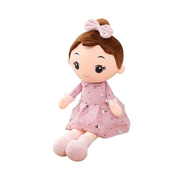 Poupée de Chiffon Fille Bébé Peluche Poupée Tissu 45 cm, Jouet en Peluche Jouet Poupée Adorable 1er Âge Conte de Fées Princes