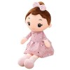 Poupée de Chiffon Fille Bébé Peluche Poupée Tissu 45 cm, Jouet en Peluche Jouet Poupée Adorable 1er Âge Conte de Fées Princes