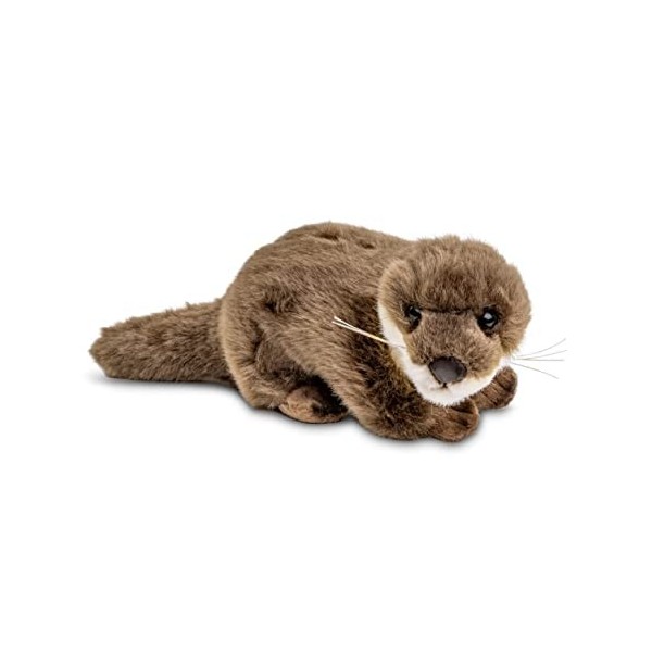 Uni-Toys - Loutre bébé Debout - 26 cm Longueur - Loutre en Peluche - Peluche Doudou