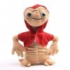 Laruokivi E.T Peluche extra-terrestre en peluche avec capuche rouge 21 cm