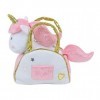 Jemini- Licorne Peluche dans Un Sac H. +/21 cm, 023880, Rose