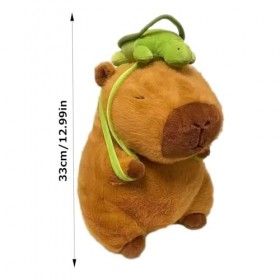 Tedious Jouet en Peluche Capybara | 13 Pouces Mignon Capybara Oreiller Peluche Poupée | Peluche de Dessin animé, décoration d