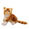 Chat en Peluche, Chat Interactif en Peluche Chat Peluche Simulation Chats Peluche Animaux Réalistes Chat en Peluche Kawaii Jo