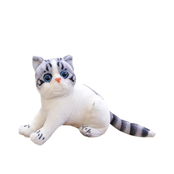 Chat en Peluche, Chat Interactif en Peluche Chat Peluche Simulation Chats Peluche Animaux Réalistes Chat en Peluche Kawaii Jo