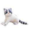 Chat en Peluche, Chat Interactif en Peluche Chat Peluche Simulation Chats Peluche Animaux Réalistes Chat en Peluche Kawaii Jo