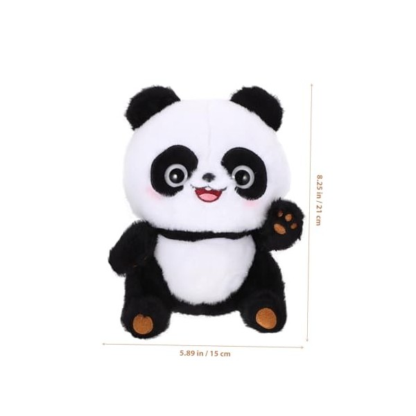 TOYANDONA Panda Poupée Kawaii Panda Peluche Lit Oreiller Canapé Oreiller Moelleux Câlin Oreiller Panda en Peluche Doux Câlins