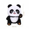 TOYANDONA Panda Poupée Kawaii Panda Peluche Lit Oreiller Canapé Oreiller Moelleux Câlin Oreiller Panda en Peluche Doux Câlins