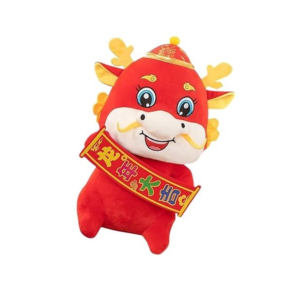 ABOOFAN Jouets Animaux en Peluche Poupée De Dragon en Peluche Joli Jouet De Dragon Jouet De Mascotte De Dragon Jouet en Peluc