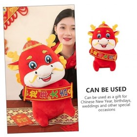 ABOOFAN Jouets Animaux en Peluche Poupée De Dragon en Peluche Joli Jouet De Dragon Jouet De Mascotte De Dragon Jouet en Peluc