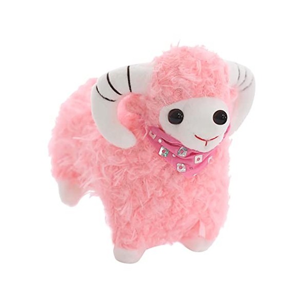 ibasenice Petite Poupée Mouton Jouet De Poupée Animale Enfants Étreignant des Jouets Figurine danimaux De La Ferme Jouets Co