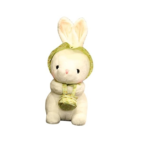 Vaguelly Lapin en Peluche Jouet Nouvel an Lapin Jouet en Peluche Lapin Jouets Bureau Poupée Ornements Lapin en Peluche Poupée