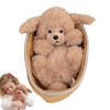 Neamou Peluche Jouet Animal,Oreiller en Peluche Animal | Jouet câlin d’Animal de Berceau Doux - Jouet en Peluche Animal Berce