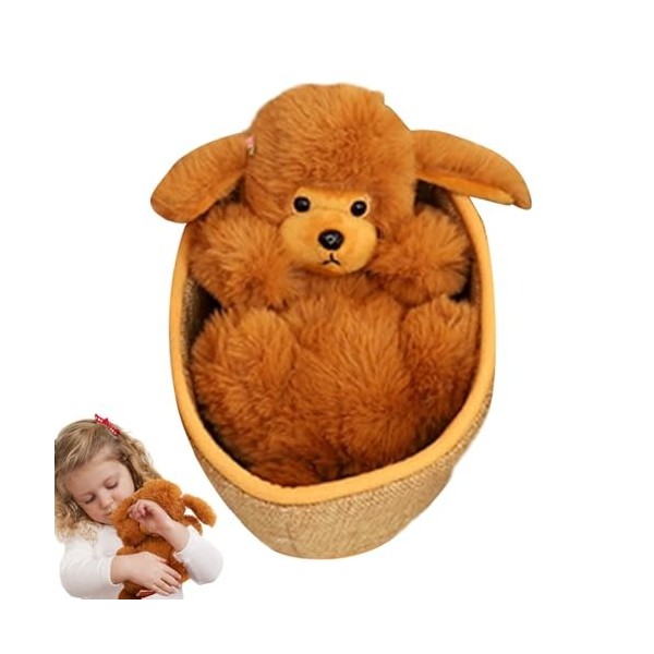 Neamou Peluche Jouet Animal,Oreiller en Peluche Animal | Jouet câlin d’Animal de Berceau Doux - Jouet en Peluche Animal Berce