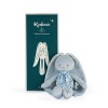 Kaloo - Lapinoo - Pantin Lapin - Peluche Bébé Bi-Matières Jersey et Tricot - 25 cm - Couleur Crème - Matières très Douces - B