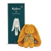 Kaloo - Lapinoo - Pantin Lapin - Peluche Bébé Bi-Matières Jersey et Tricot - 25 cm - Couleur Crème - Matières très Douces - B