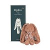 Kaloo - Lapinoo - Pantin Lapin - Peluche Bébé Bi-Matières Jersey et Tricot - 25 cm - Couleur Crème - Matières très Douces - B