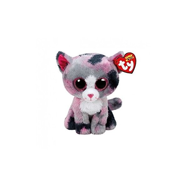 Ty - TY37172 - Beanie Boos - Peluche Lindi le Chat 15 cm