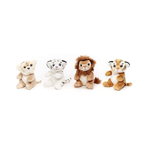 Uni-Toys - Lion - 17 cm hauteur - Animal sauvage Plushies - Peluche