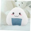 Alasum 1 Pc Peluches Alimentaires La Nourriture Bizarre Peluche Onigiri Mignon pour Les Filles Oreillers Drôles Oreiller De G