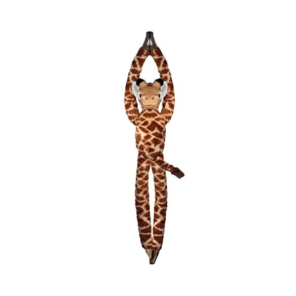 Deluxebase EcoBuddiez Tree Huggers - Girafe de Peluche à Suspendre de 72 cm fabriquée en Bouteilles Plastique recyclées. Joue