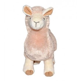 Wild Republic Peluche Lama Debout, Cuddlekins Animal empaillé, 30 cm, 23466, Multi