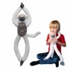 EcoBuddiez Tree Huggers - Sifaka de Deluxebase. Peluche bébé à Suspendre de 72 cm fabriquée en Bouteilles Plastique recyclées