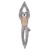 Deluxebase EcoBuddiez Tree Huggers - Loup de Peluche à Suspendre de 72 cm fabriquée en Bouteilles Plastique recyclées. Jouet 