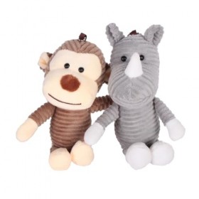 Toyvian 2 Pièces Porte-clés Poupée En Peluche Animal Jouets Danimaux En Peluche Jouets De Poupée Breloque De Sac à Main Anim