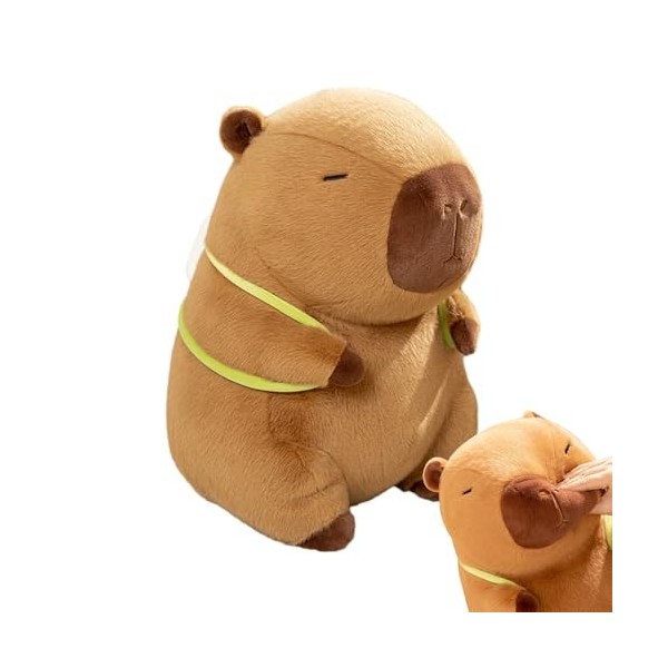 Fouhaly Jouet en Peluche Capybara en Peluche, Jouets en Peluche Mignons en Peluche Capybara, Poupée Capybara en Peluche Douce