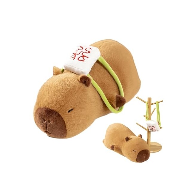 Oldmoom Jouet en Peluche Capybara de Dessin animé,Adorable Jouet Animal en Peluche Capybara pour soulager Le Stress | Peluche