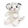 Uni-Toys - Peluche Tigre Blanche - 16 cm Hauteur - Peluche Sauvage - Peluche, Doudou