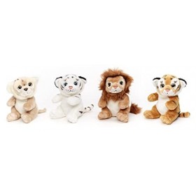 Uni-Toys - Peluche Tigre Blanche - 16 cm Hauteur - Peluche Sauvage - Peluche, Doudou