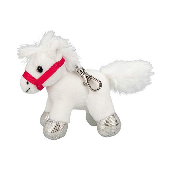 Depesche- Peluche Cheval avec Mousqueton, Miss Melody, Environ 8 cm, Assortis, 10095287