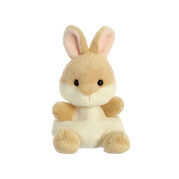 Aurora World Aurora, 61243, Palm Pals, Lapin Ella, 13 cm, Peluche, Beige, Marron