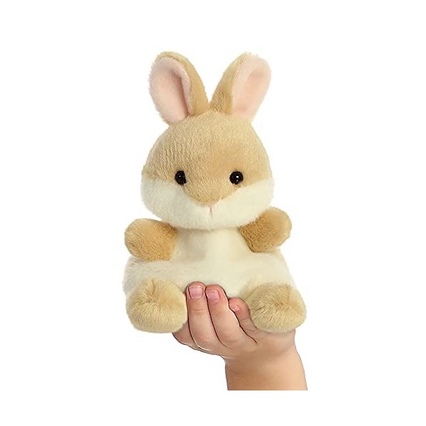 Aurora World Aurora, 61243, Palm Pals, Lapin Ella, 13 cm, Peluche, Beige, Marron