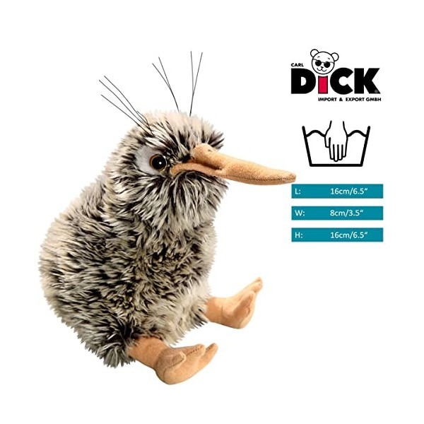 Carl Dick Peluche Kiwi Oiseau 15cm/20cm 2811
