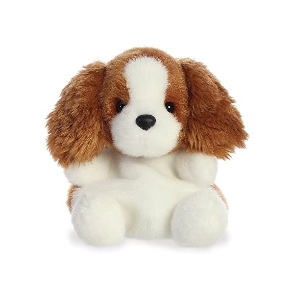 Aurora World- Aurore Aurora, 33533, Palm Pals Lady Cocker Spaniel, 13cm, Peluche, Marron & Blanc