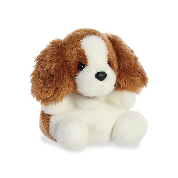 Aurora World- Aurore Aurora, 33533, Palm Pals Lady Cocker Spaniel, 13cm, Peluche, Marron & Blanc