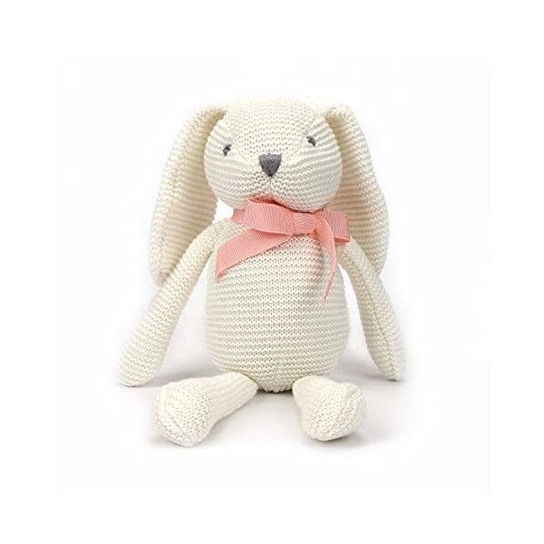 FLUFFYFUN Peluche éléfant Doudou Jouet bébé Rose 