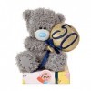 Me to You Tatty Teddy Ours 50ème anniversaire tenant un ballon 50 ans – Collection officielle Gris