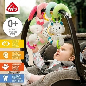 Fehn spirale d´activities Aiko & Yuki - Jouet pour poussette à toucher et à saisir - pour le lit, le parc, la coque et le siè