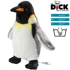 Carl Dick Peluche Pingouin, Pingouin Empereur Gris, 18cm 3210
